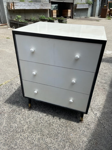 Mcm 3 drawer dresser 24x18x30" tall