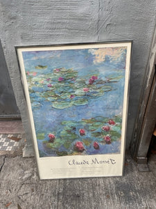Monet framed art work 20x31"