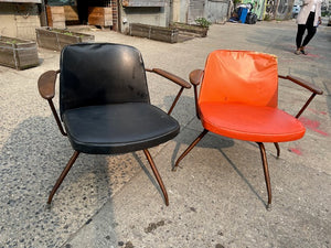 Viko Mcm lounge chairs as is 27x23x29" tall
