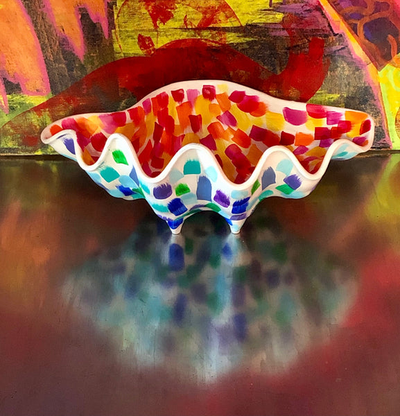 LPX Custom Painted Funfetti Shell Art - Auction Item #7