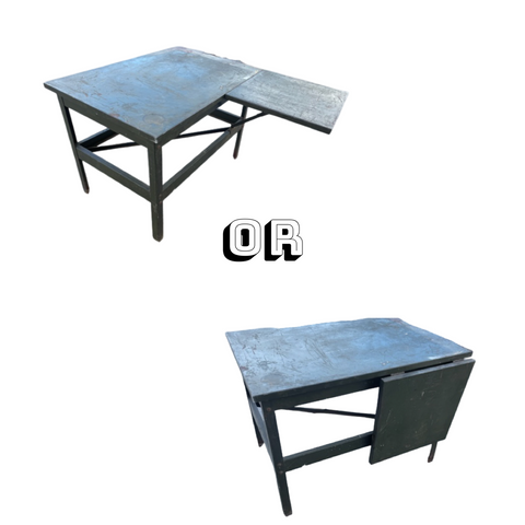 Collapsable ‘L’ Shaped Industrial Work Bench