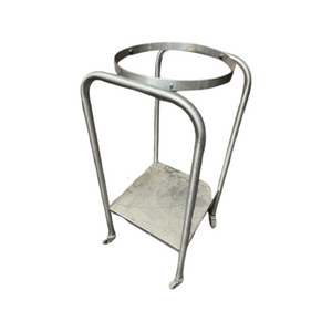 Stainless Steel Industrial Table Base on Wheels