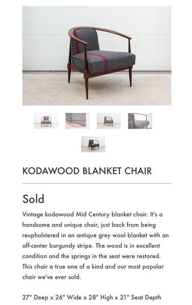Kodawood Sculptural Arm Chair