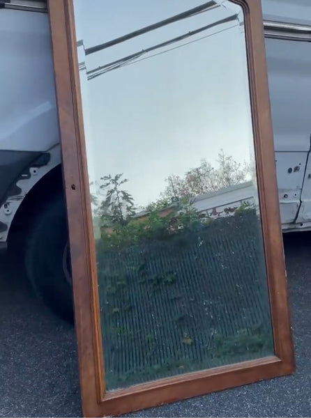 Tall Floor Length Wood Framed Mirror