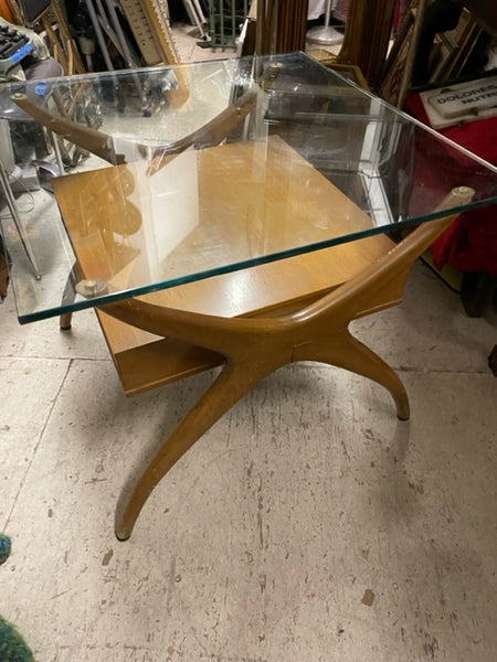 Mcm side table 27x27x23" tall