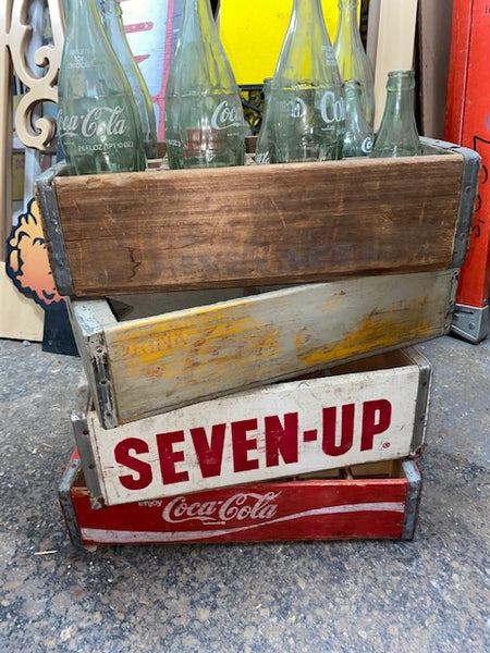 Vintage Wood Industrial Soda Crates - Various Sizes & Finishes Available