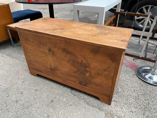 Rough Cut Wooden Trunk or Storage Bench from 1993