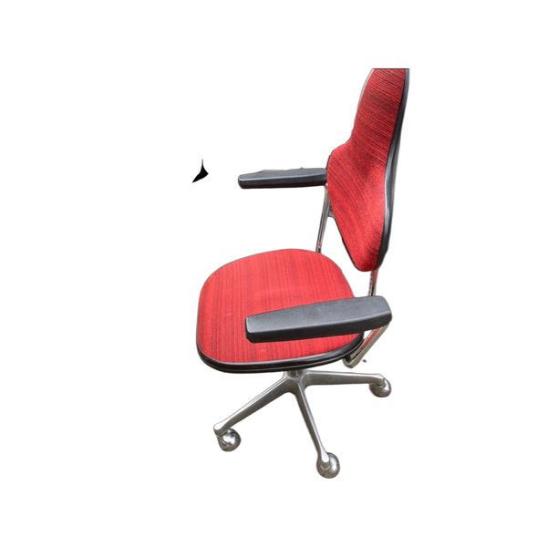 Red Retro Funky German Desk Chair