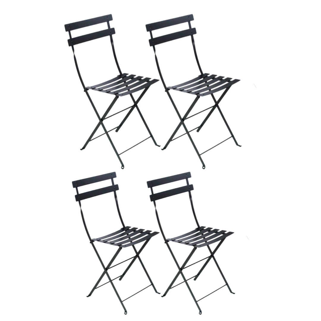 Individual Black Metal Folding Chairs (Priced Individually)