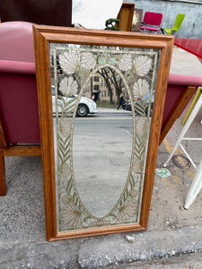 silk screened mirror
