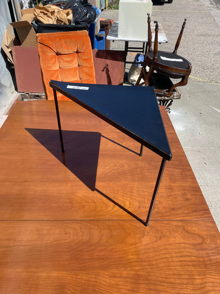 Triangular Table by Frederick Weinberg, circa 1950 Made in USA