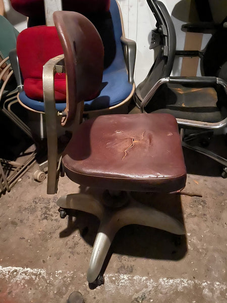 Goodform Vintage Space Age Industrial Desk Chair
