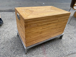 Pencil Reed Trunk on Chrome Base