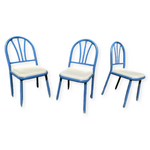 Post modern blue chair