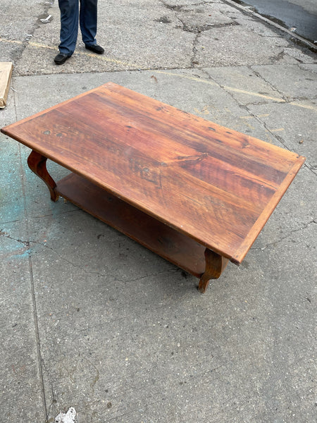 Rustic Solid Reclaimed Wood Large Coffee Table