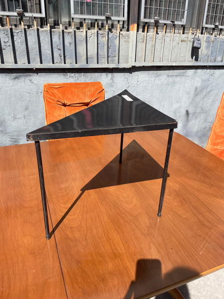 Triangular Table by Frederick Weinberg, circa 1950 Made in USA