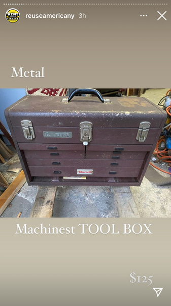 Vintage Industrial Tool Boxes - Wood & Metal