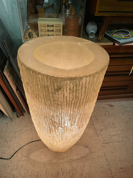 Crystal Floor Lamp with Planter