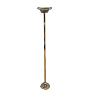 Italian Brass and Chrome Floor Lamp