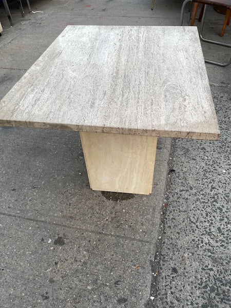 Polished Travertine Accent or Coffee Table