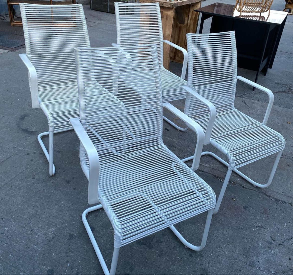 Outdoor Spaghetti Chairs - White