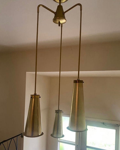 Thurston Inspired MCM 3 Pendant Hanging Light Gold