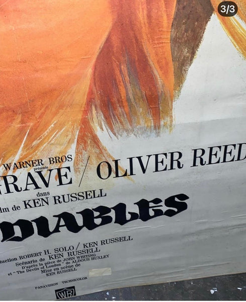 Large Vintage Les Diables Movie Poster