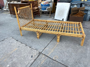 Bamboo bed frame 38x78x36" tall 13" off the floor