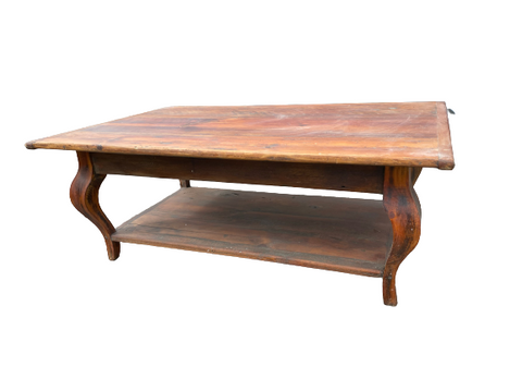Rustic Solid Reclaimed Wood Large Coffee Table