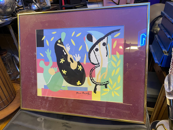 High End Framed Sorrows of the King Matisse Print
