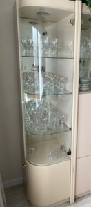 Pale Pink 1980s Display Case - Section Sold Individually