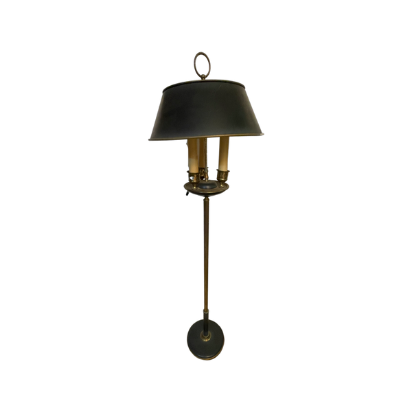Brass Gilded Three Light Antique Floor Lamp