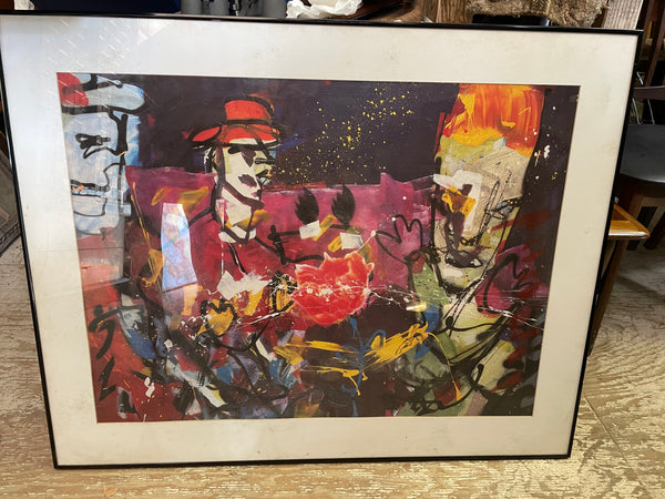 Herman Brood Neo-Expressionism Style Framed Print