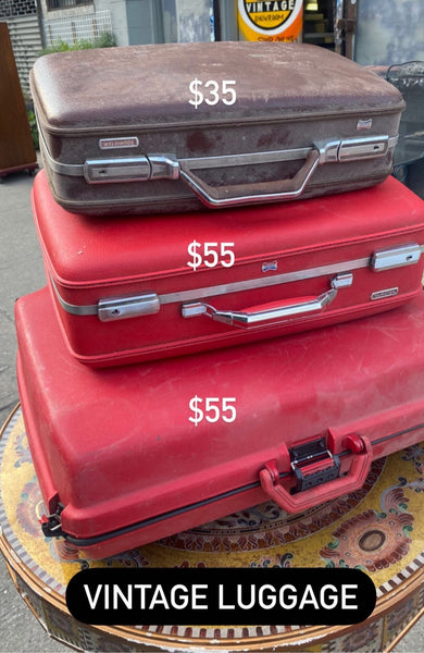 Vintage Luggage - Various Colors and Styles