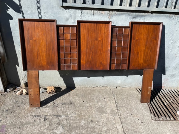 Queen Size MCM Brutalist Style Headboard Only