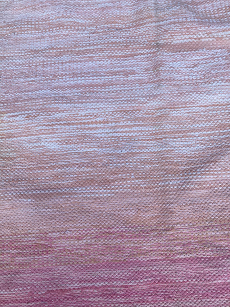 Pink Ombré Turkish Cotton Rug - 4x6’