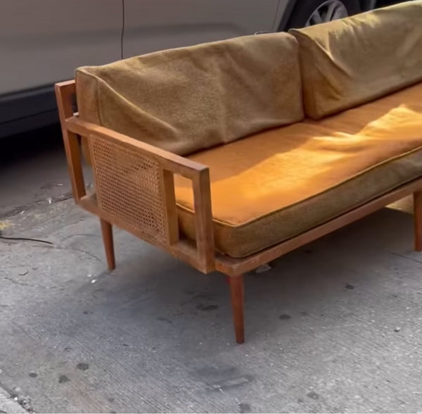 Paul McCobb Style Cane MCM Daybed