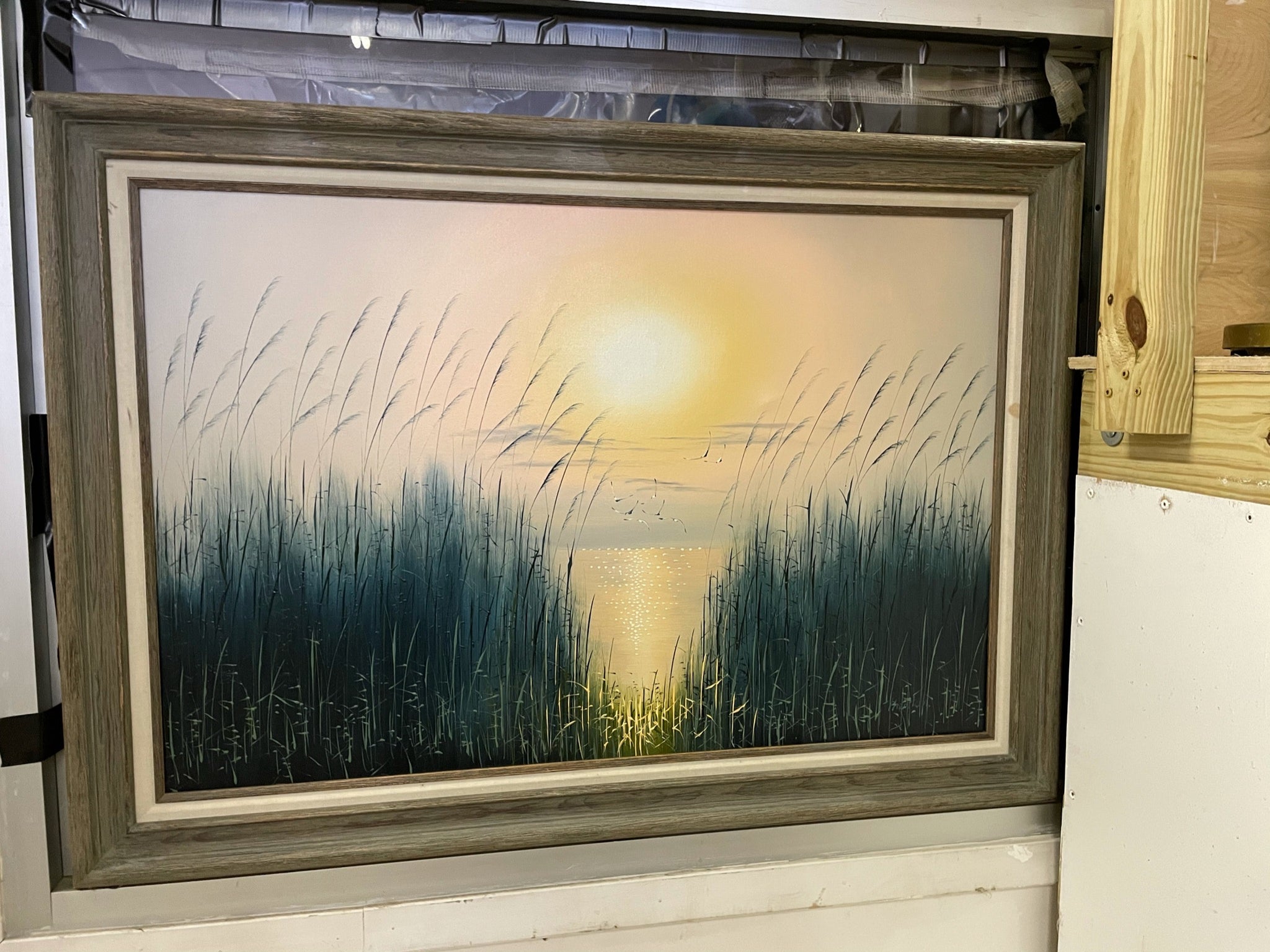 Gorgeous Sunset Beach Art - Framed and Signed