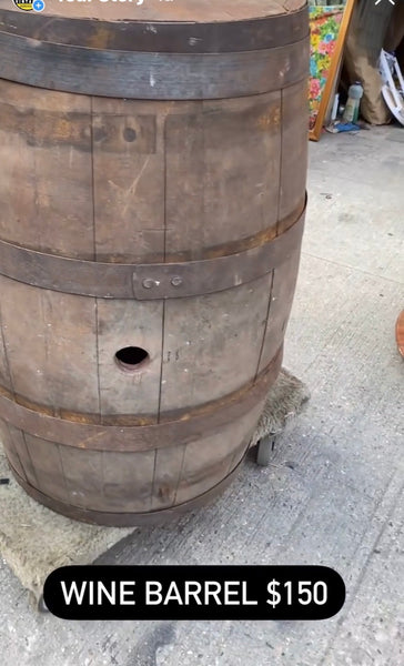 Variety of Wooden Storage Barrels