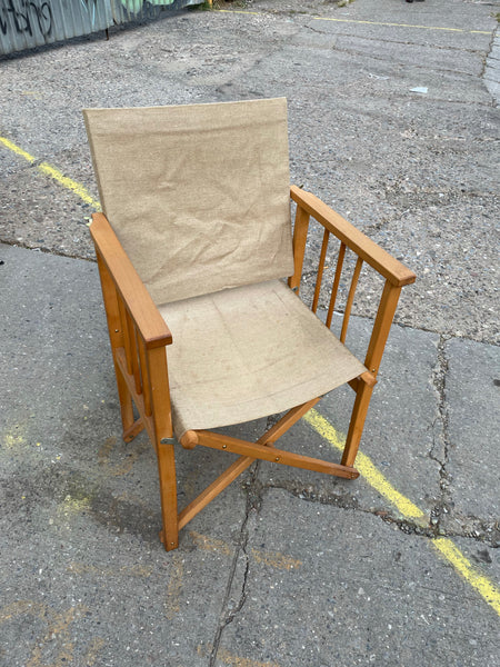 Folding Safari Chair by Hyllinge Möbler Denmark Indoor/Outdoor