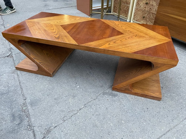 Rare Lane “Z” Two Toned Coffee Table