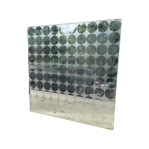 Pop Art Opism Frameless Mirror 30x30” tall